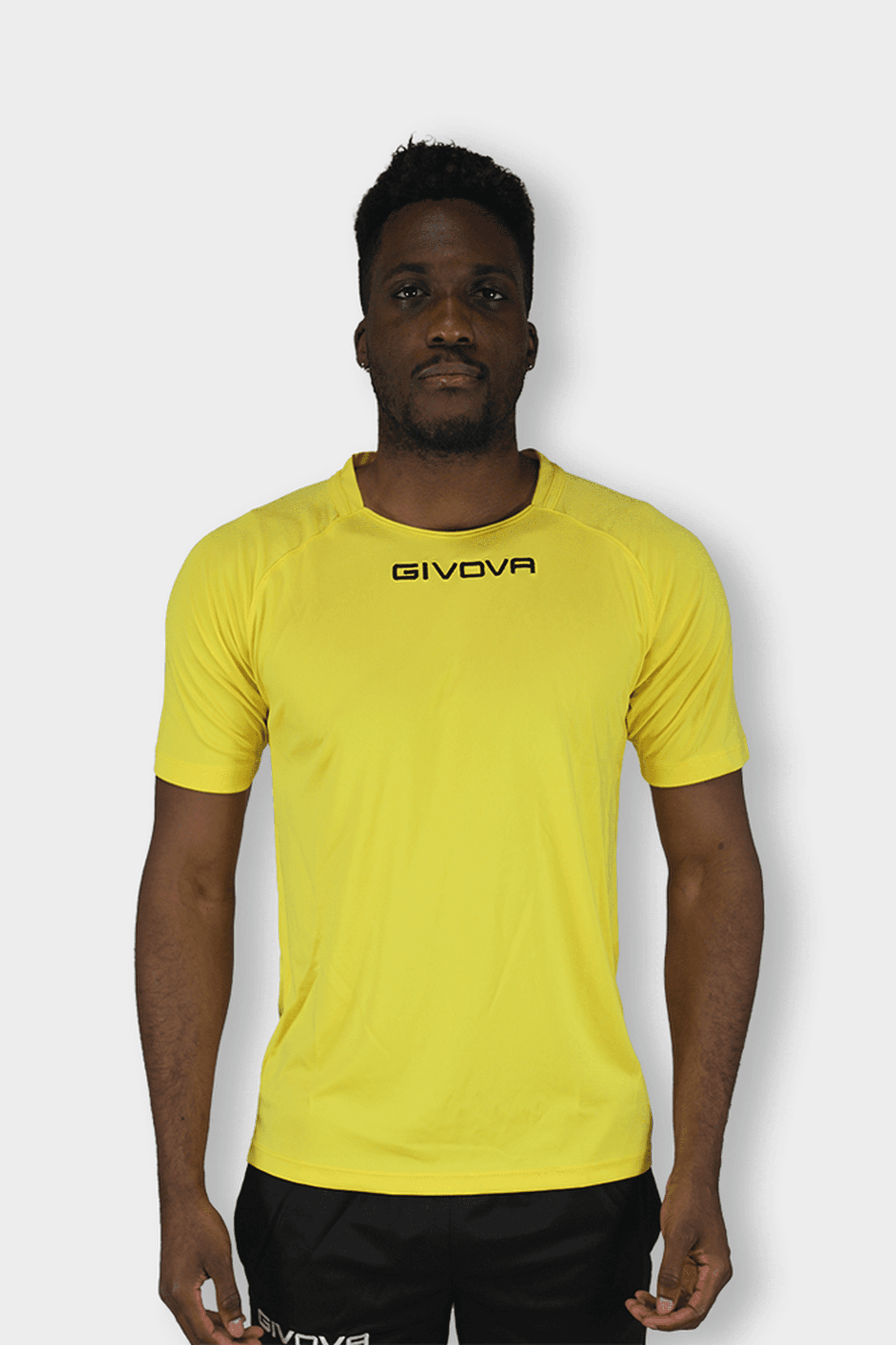 Camisa De Futebol De Poliéster Amarelo Givova Capo MKP