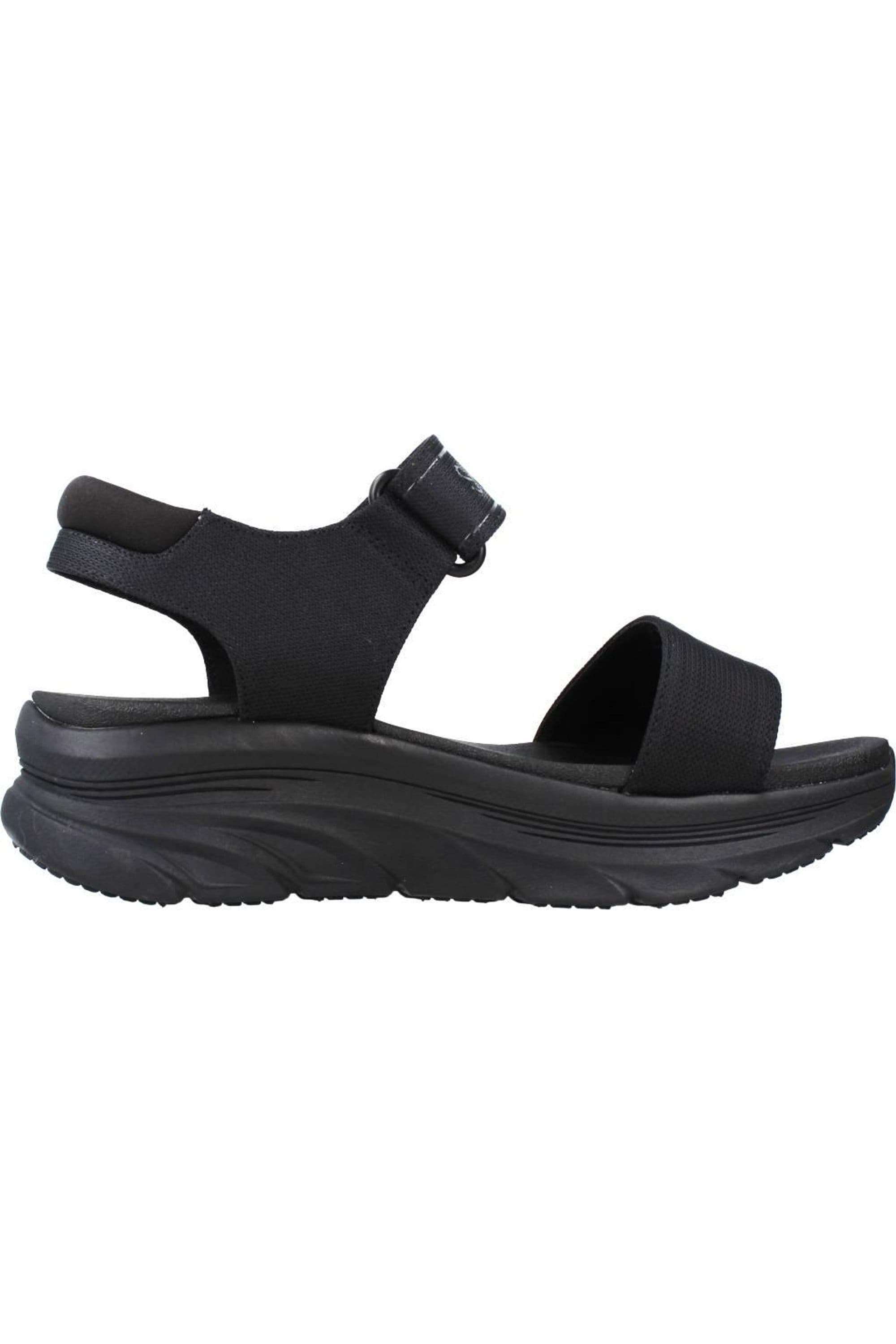 Sandálias Skechers Dlux Walker New Block - Preto para Mulheres MKP