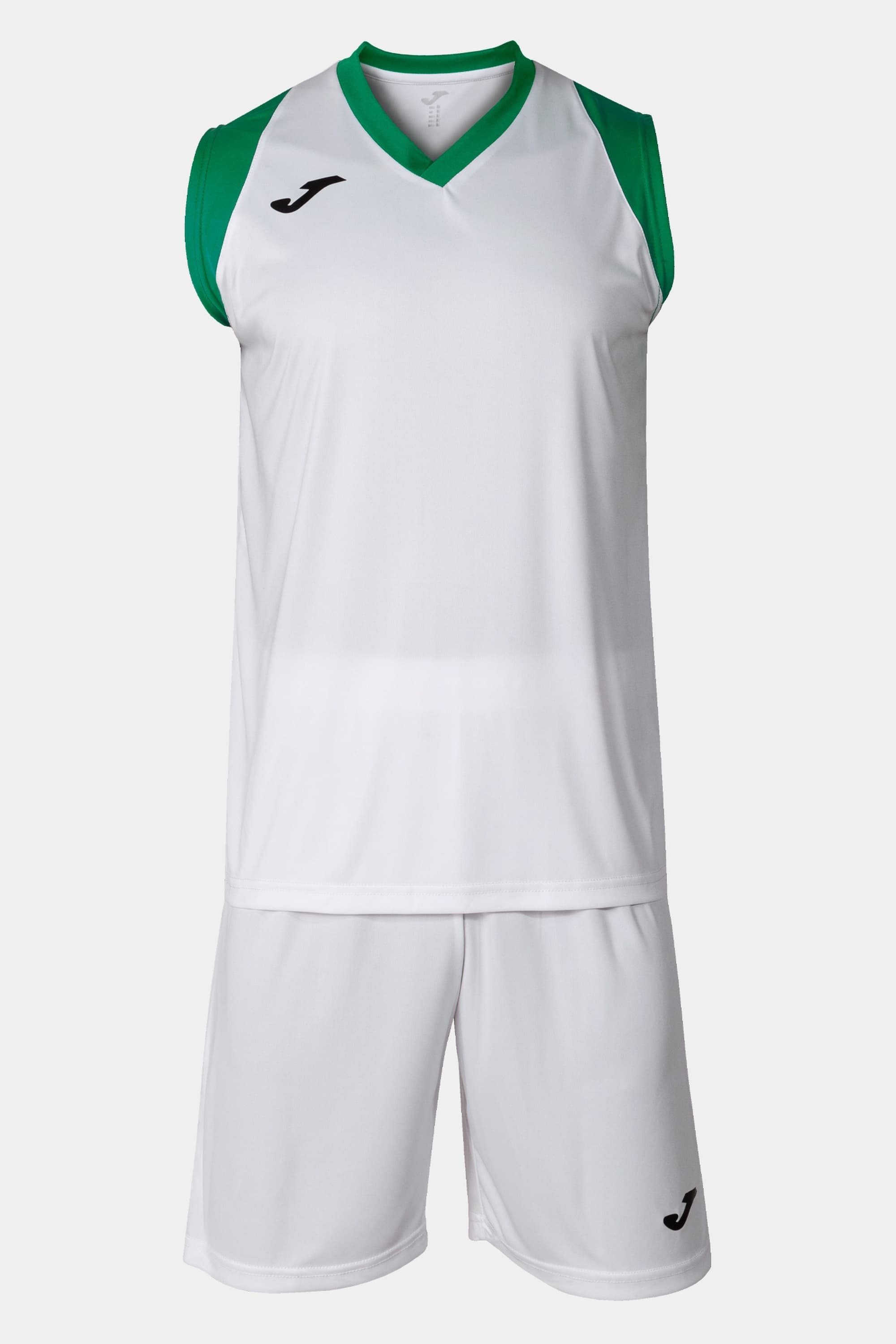Conjunto Joma Final II Branco Verde - Conjunto Criança MKP