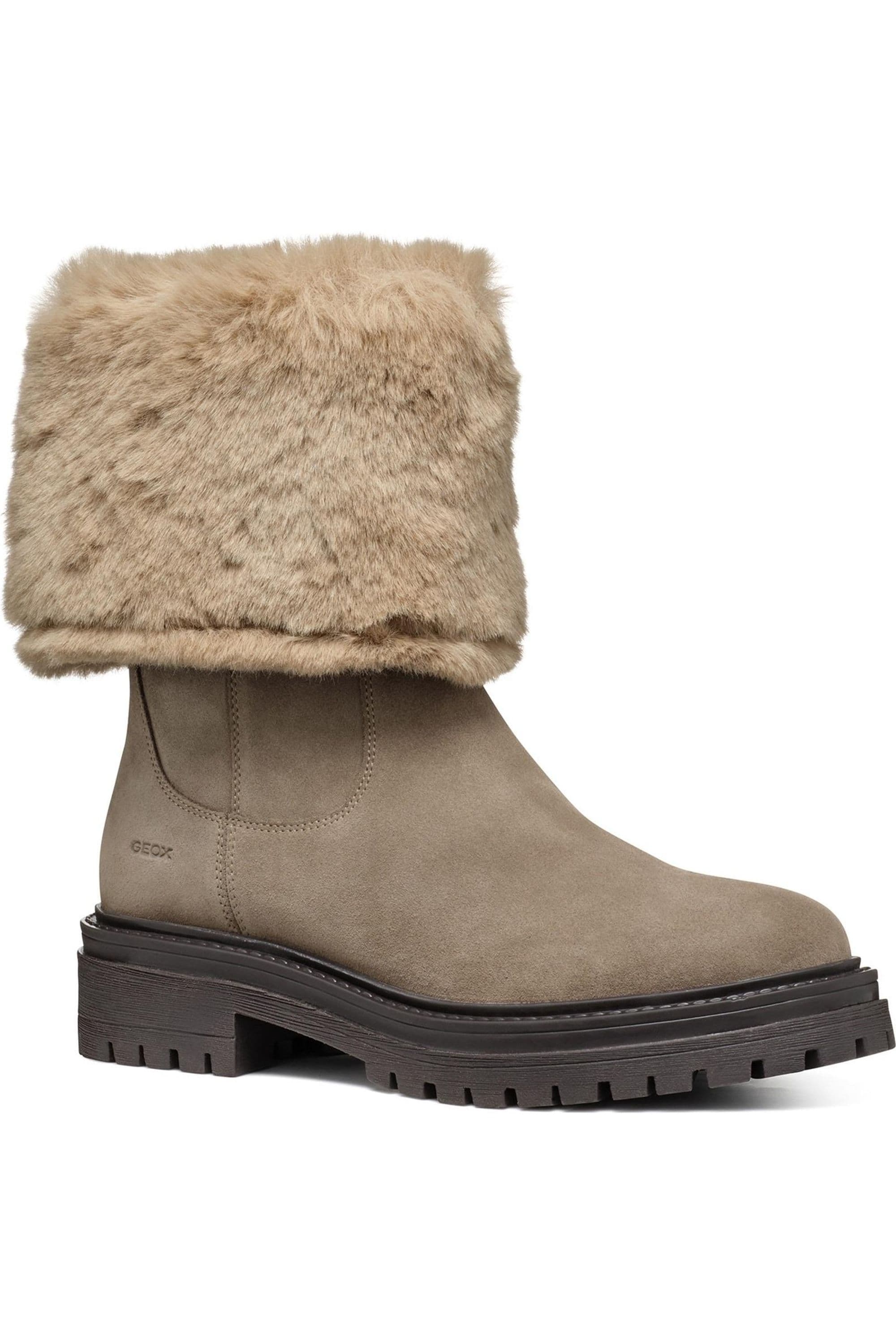 /ladies Botas De Couro Para O Tornozelo Geox D Iridea M MKP