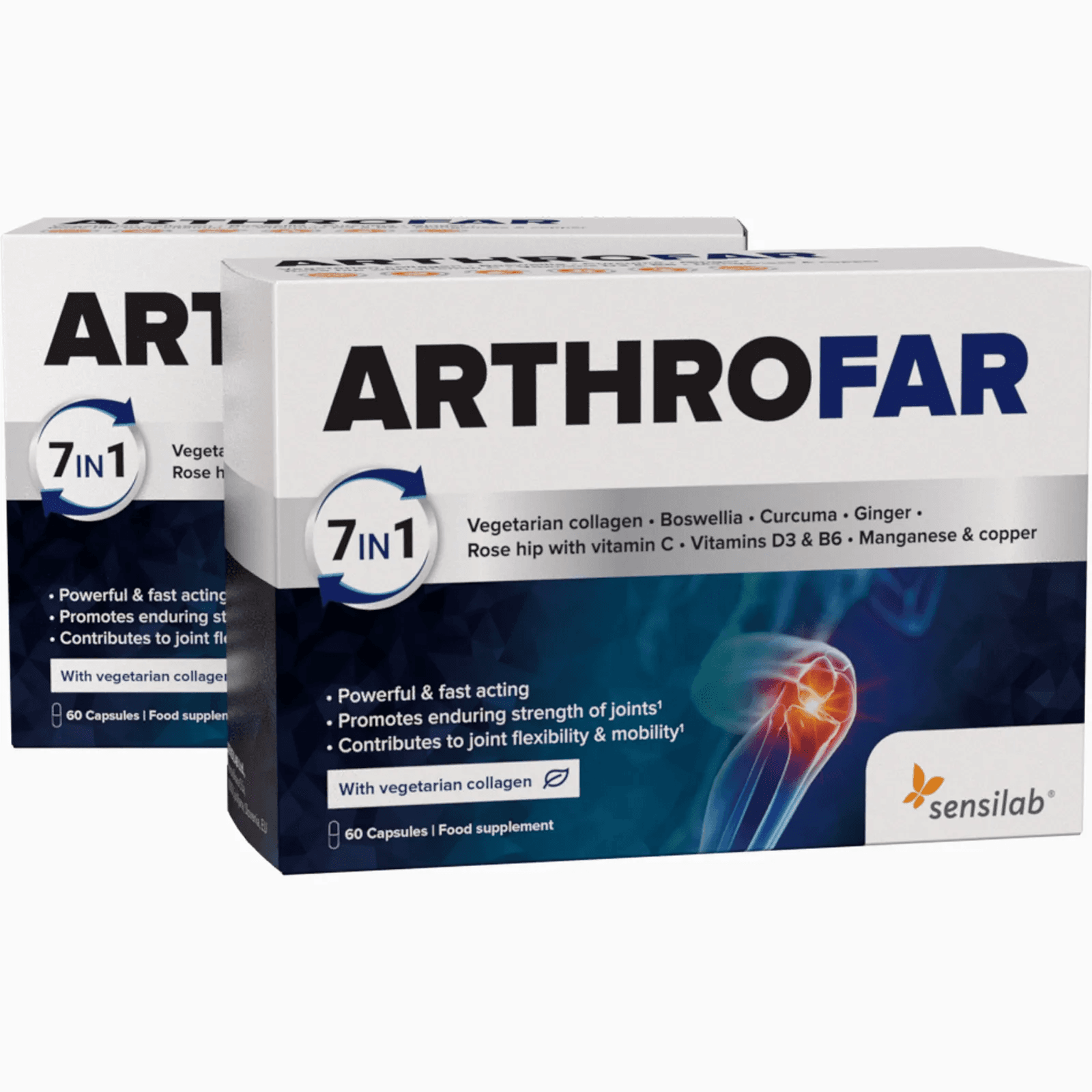 ArthroFar - com Colagénio e Glucosamina (Ovomet®): 1+1 GRÁTIS