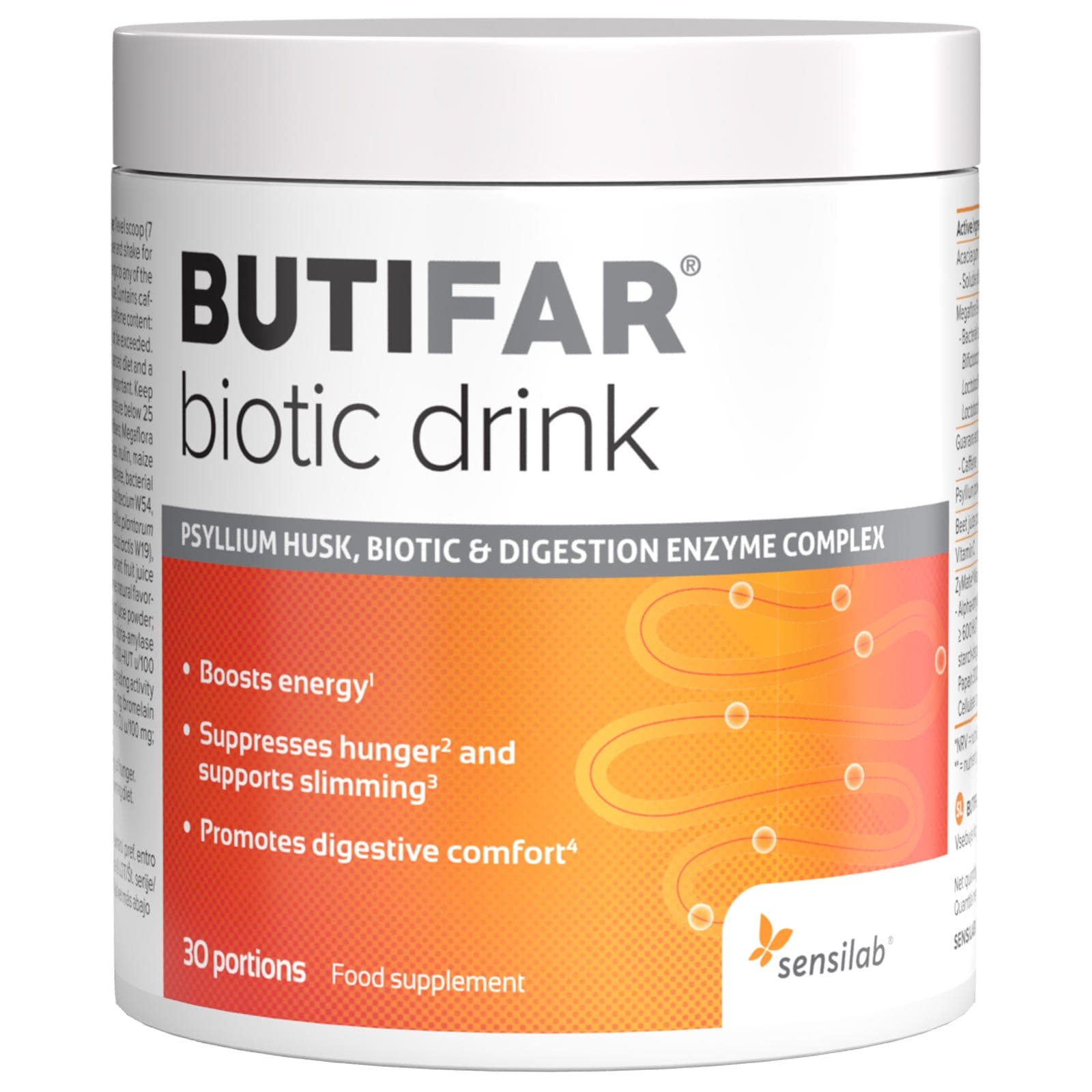 ButiFar Biotic Drink - Com casca de psílio