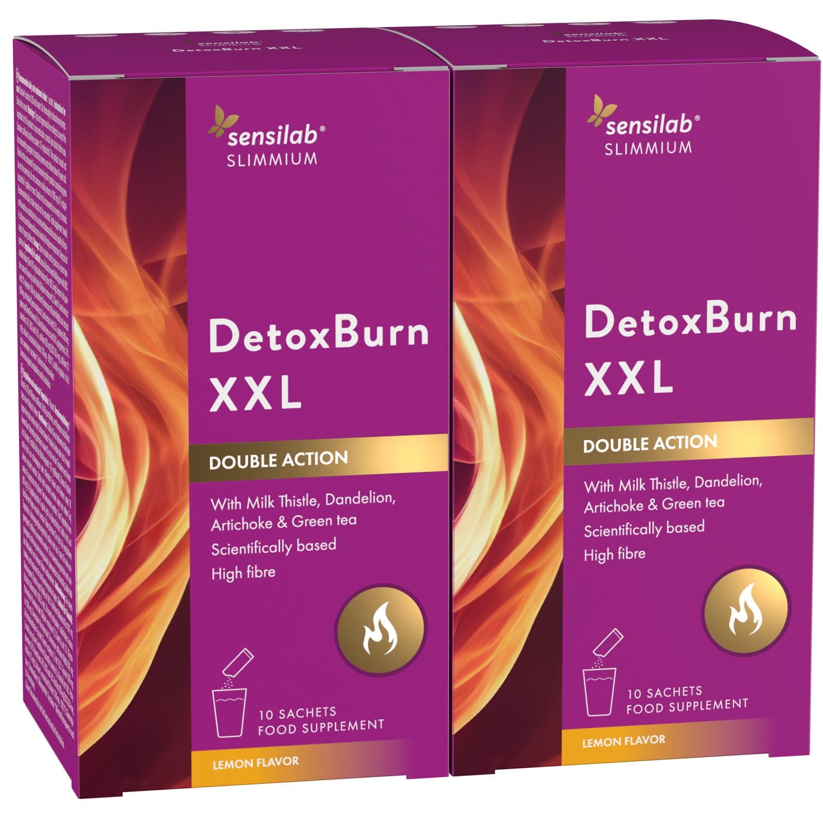 DetoxBurn 1+1 GRÁTIS: bebida de emagrecimento de dupla acção