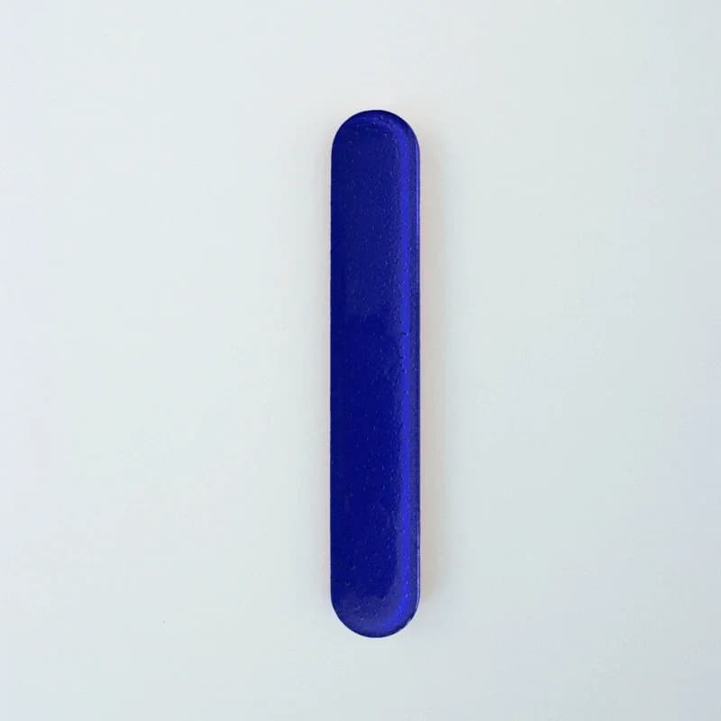 Puxador para móveis de vidro redondo 128 Ultramarine