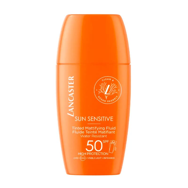 Lancaster Protetor solar facial Sun Sensitive Tinted Mattifying Fluid SPF50