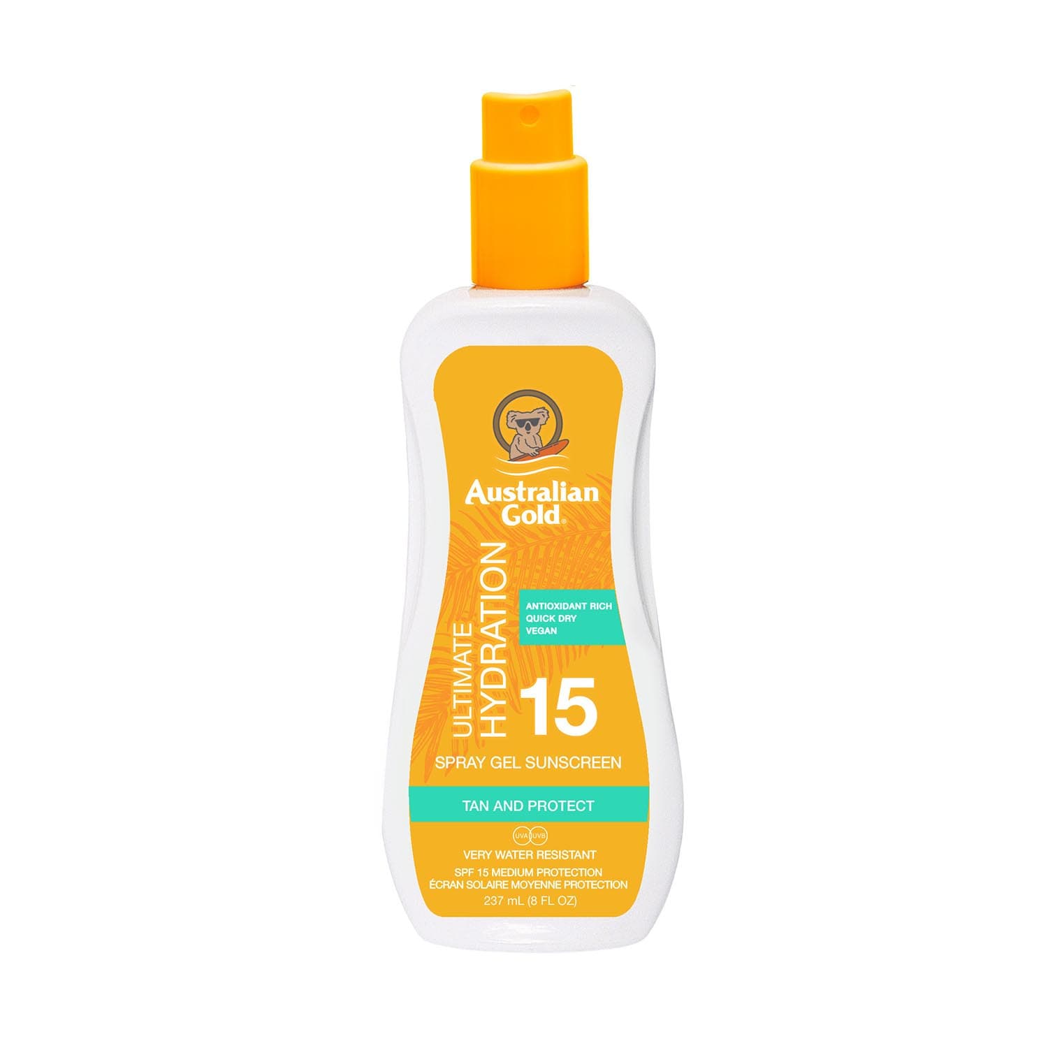 Australian Gold Ultimate Hydration Spray Gel SPF15 237 ml