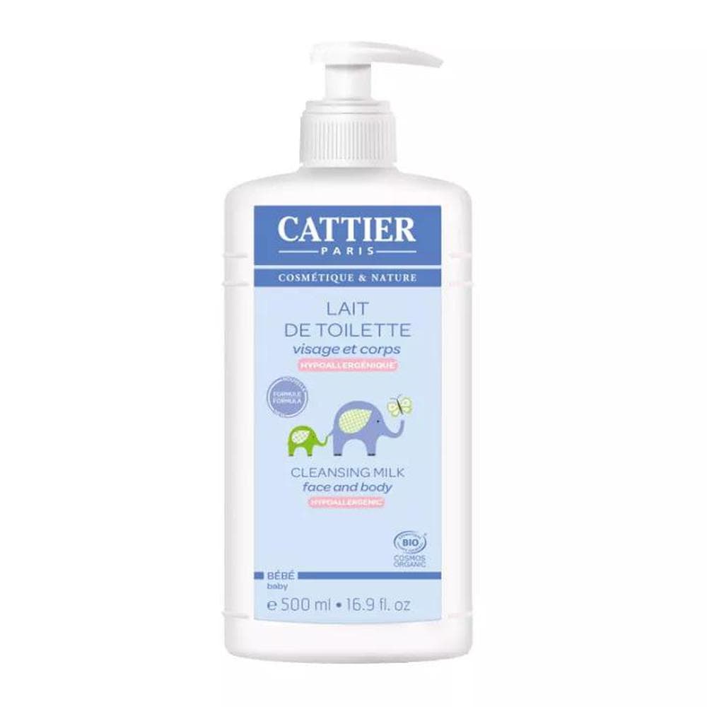Cattier Lait de Toilette Visage et Corps Bébé 500 ml