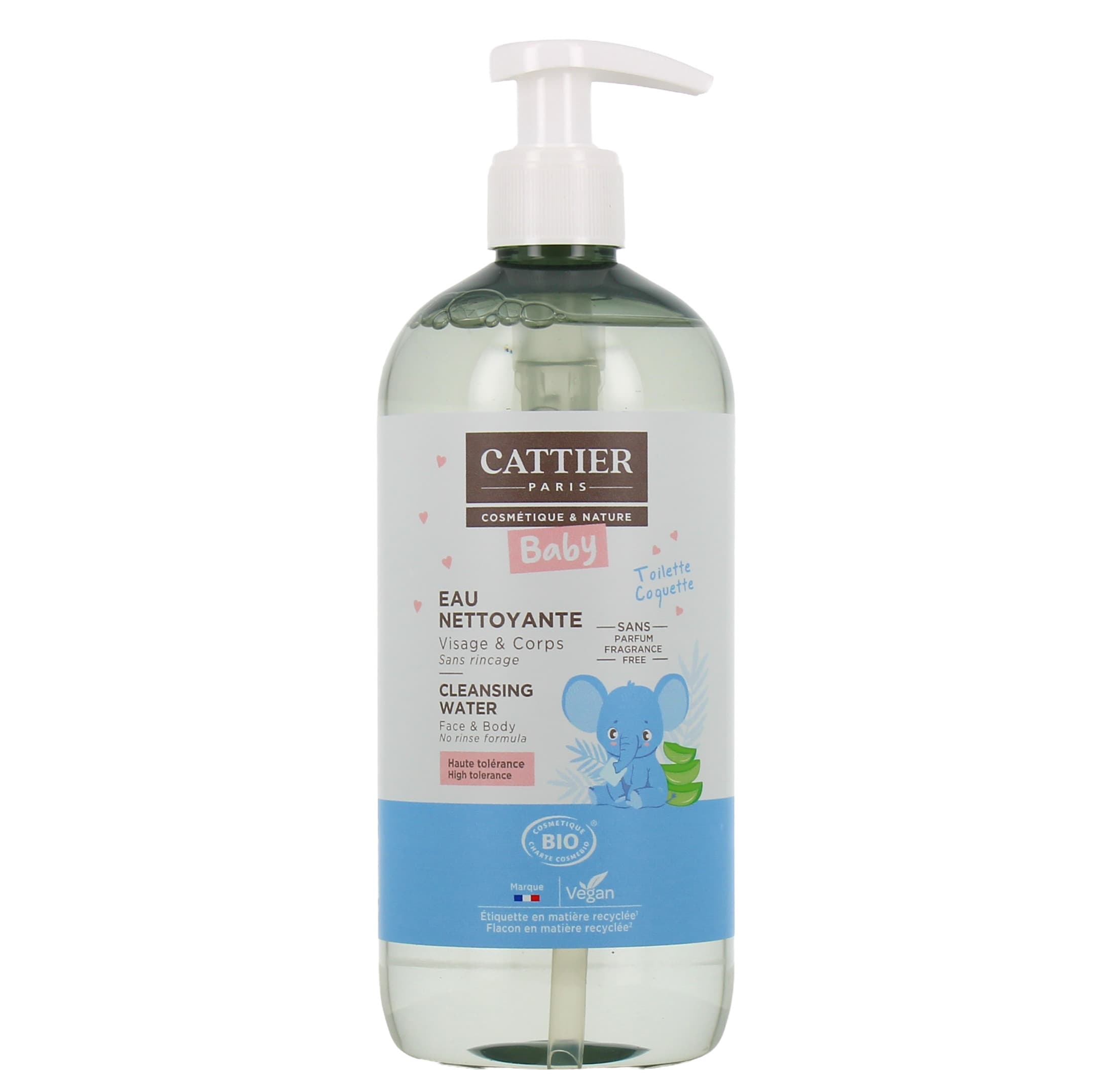 Cattier Baby Eau Nettoyante 500 ml