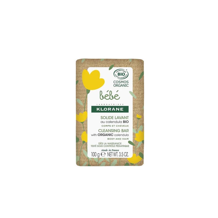 Klorane Bébé Solide Lavant Calendula 100 Gramas