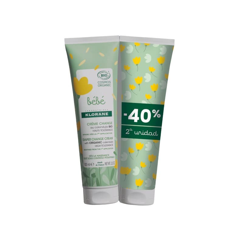 Klorane Bébé Crème Change 2 X 100 ml