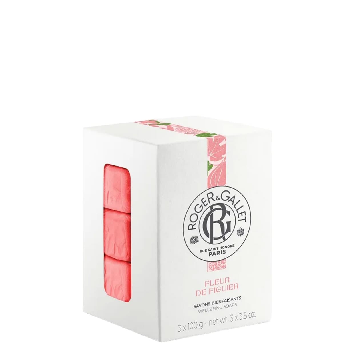 Roger & Gallet Fleur De Figuier Savon Parfumé 3 X 100 Gramas