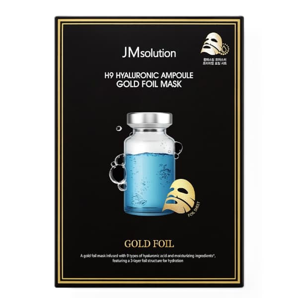 JMsolution - H9 Hyaluronic Ampoule Gold Foil Mask - 10pcs