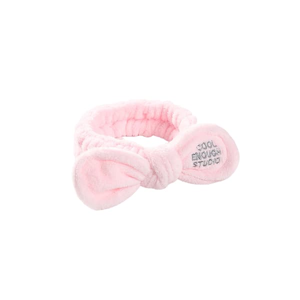 MsBlossom - Face Wash Cute Ribbon Headband - 1pc - Pink