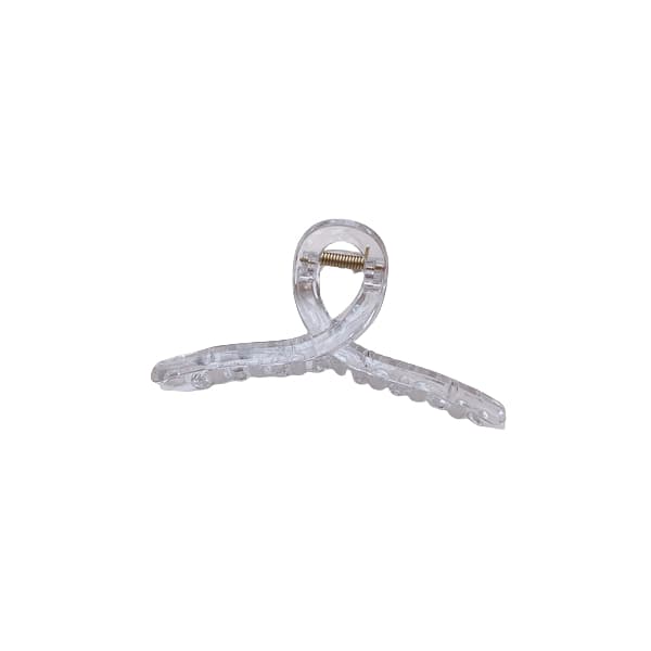 MsBlossom - Plain Cross Hair Claw - 1pc - Invisible White