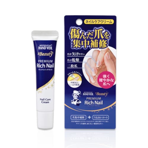 Rohto Mentholatum - Hand Veil Beauty Premium Rich Nail Cream - 12g