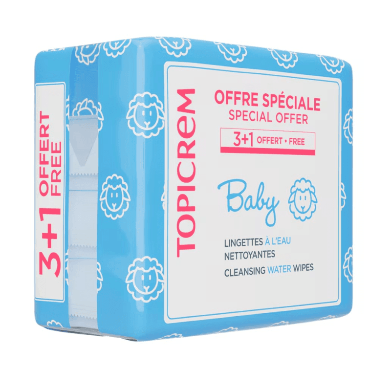 Baby Wet Wipes Set (3+1)