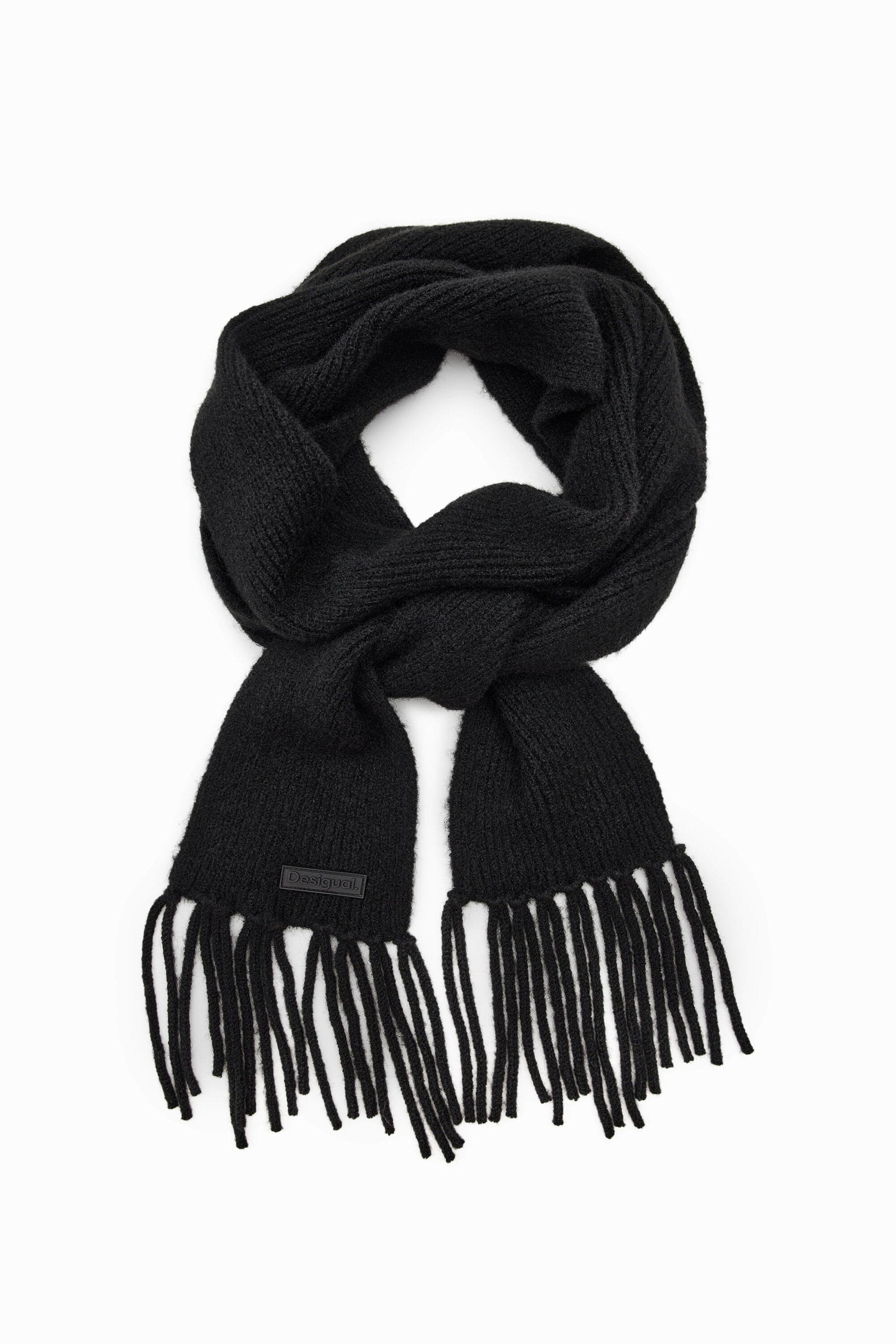 Desigual, Scarf and gloves with mittens gift box, Black, U