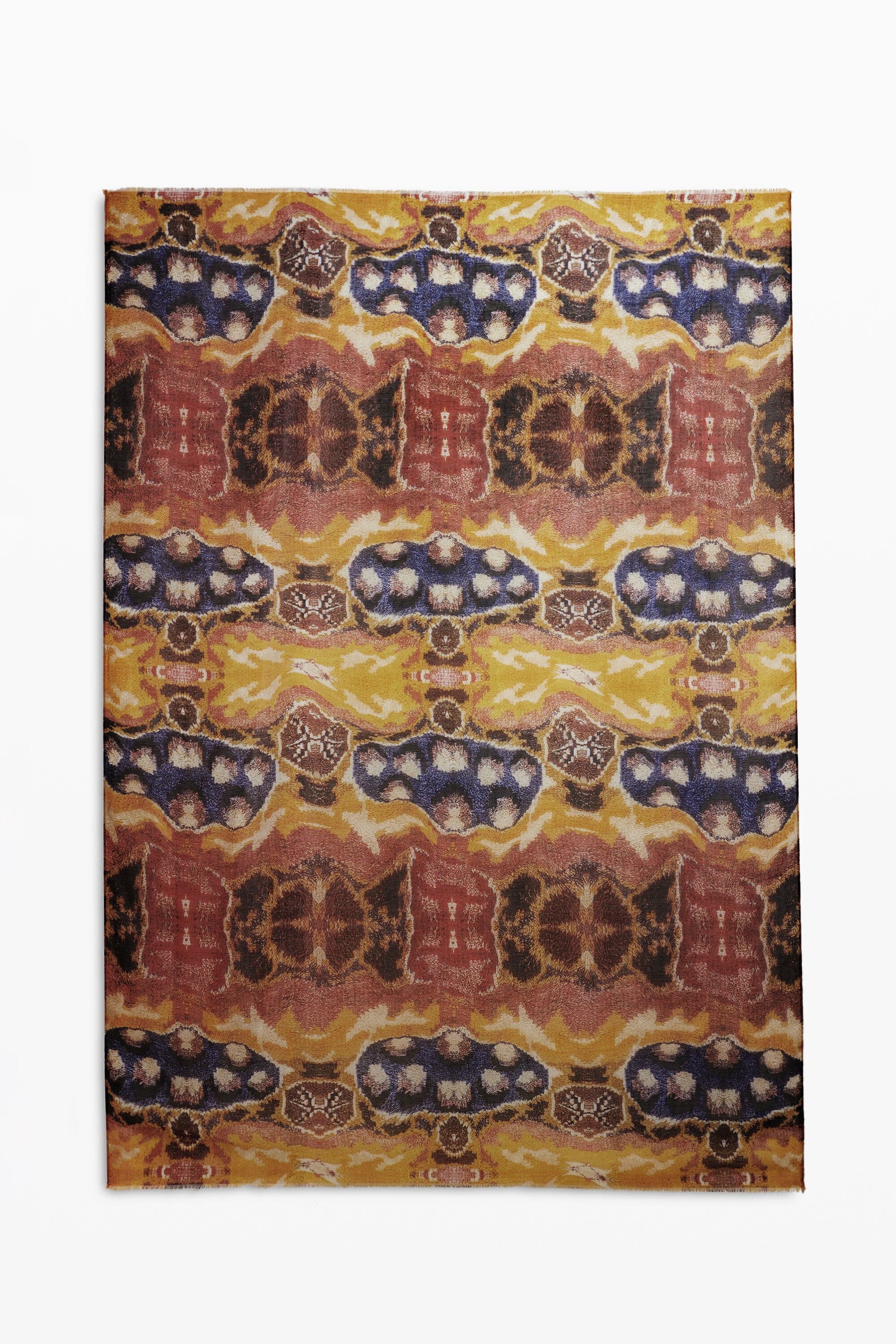 Desigual, foulard desenhado por Mr. Christian Lacroix, PoliÉSter, Amarelo, U