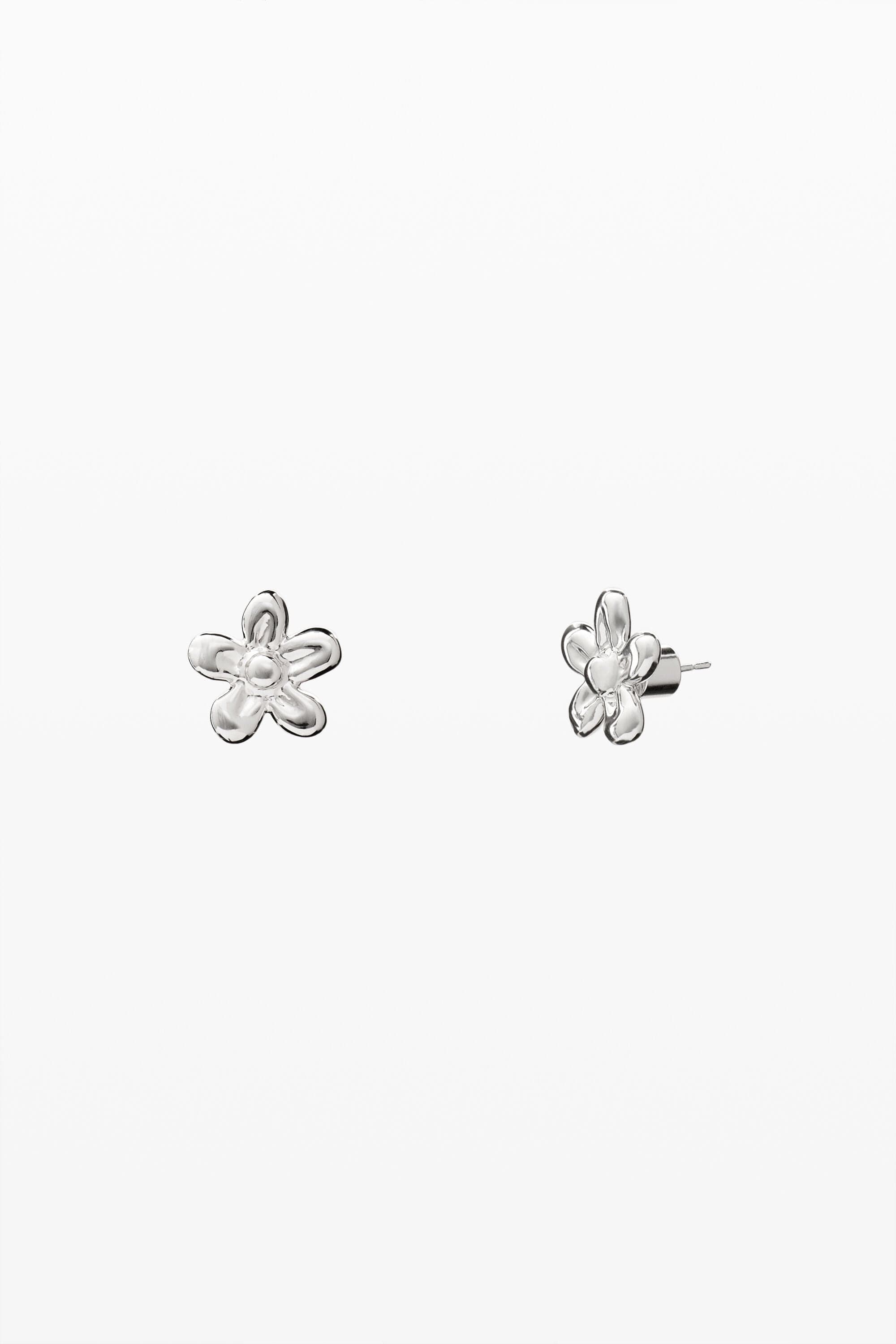 Desigual, Flower zalio earrings, Black, U
