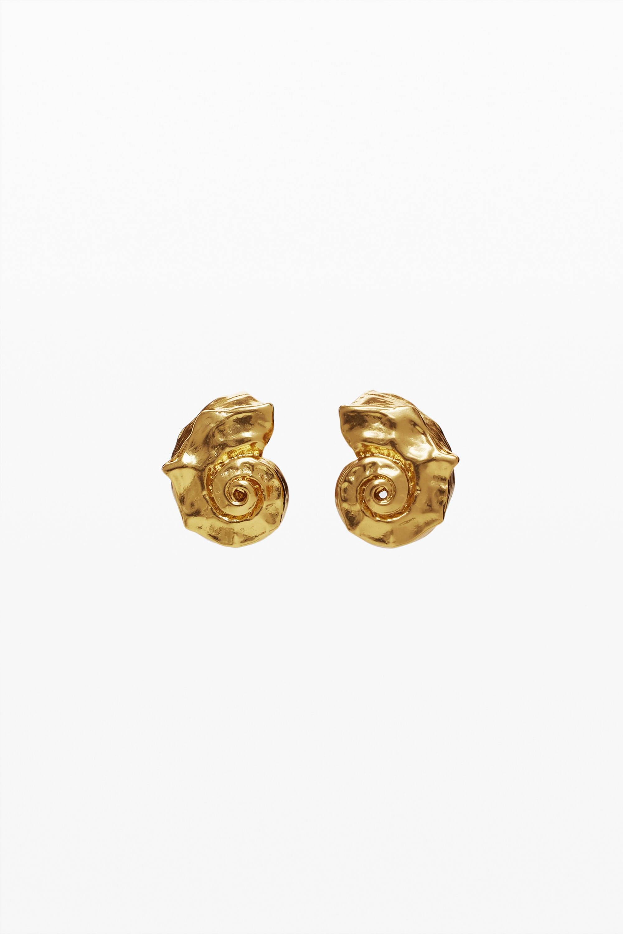 Desigual, Gold-plated shell earrings Zalio, U