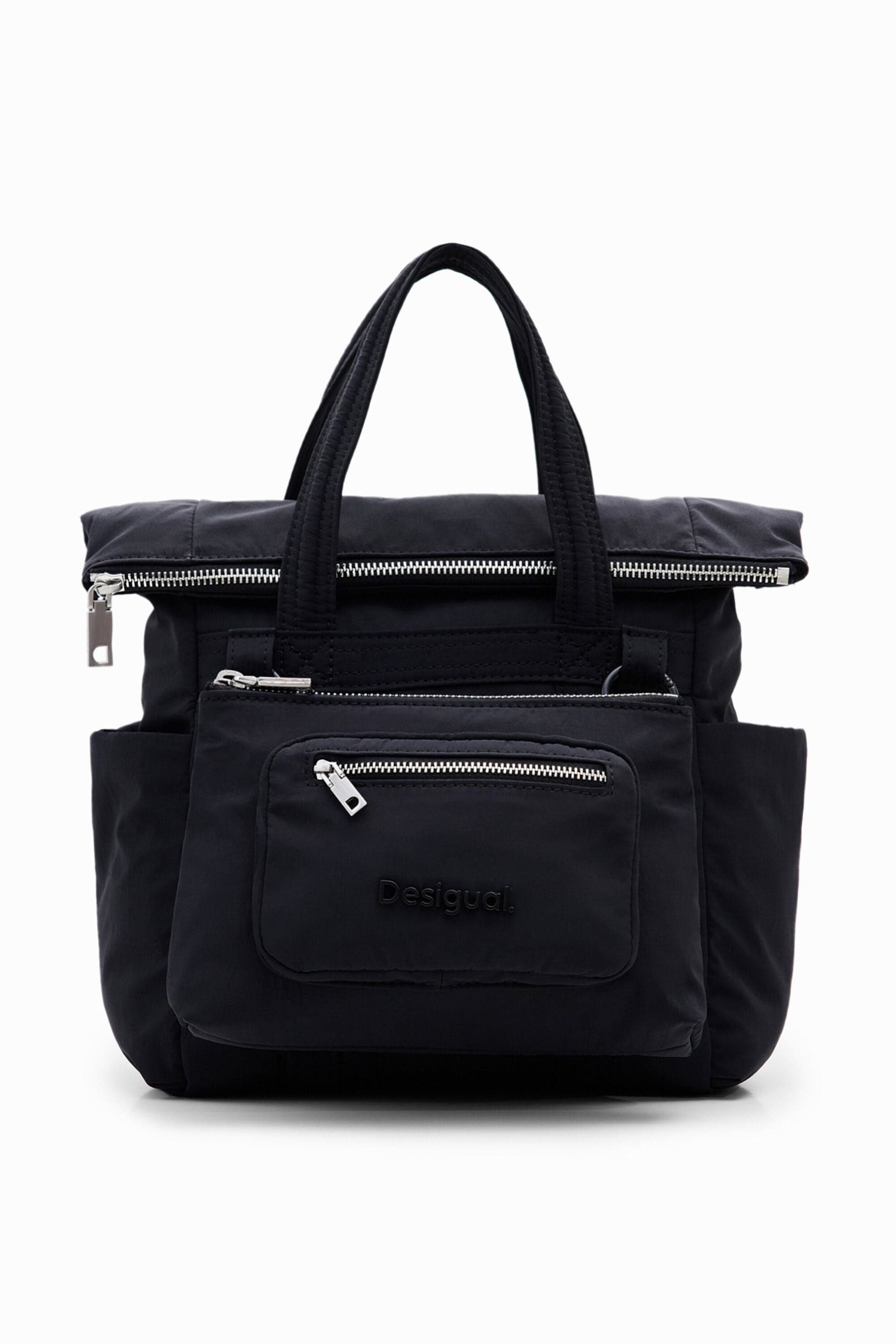 Desigual, XS multi-position voyager bag, Polyamide, Black, U