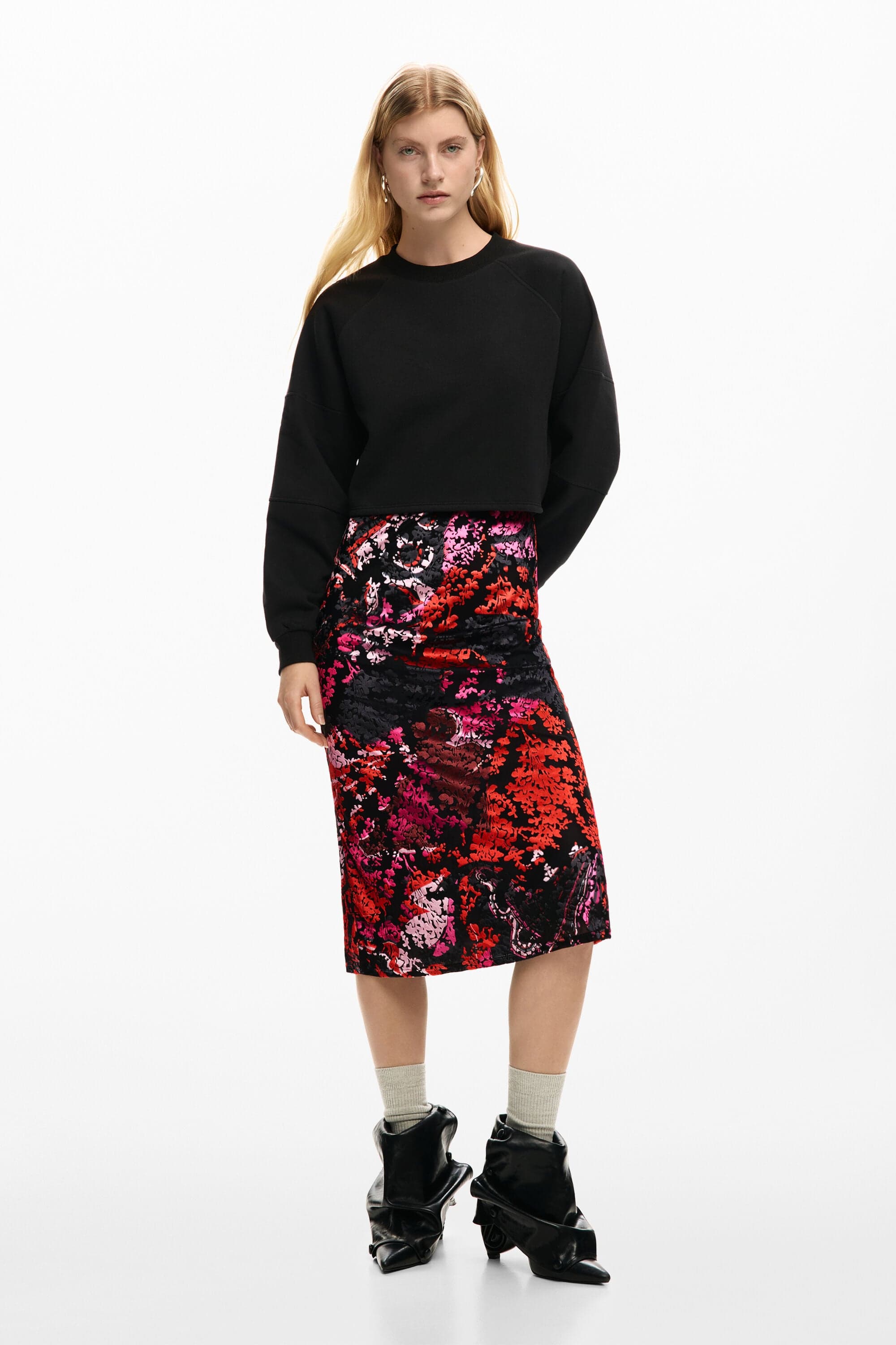 Vestido 2 em 1 desenhado por mr. christian lacroix - BLACK - XS