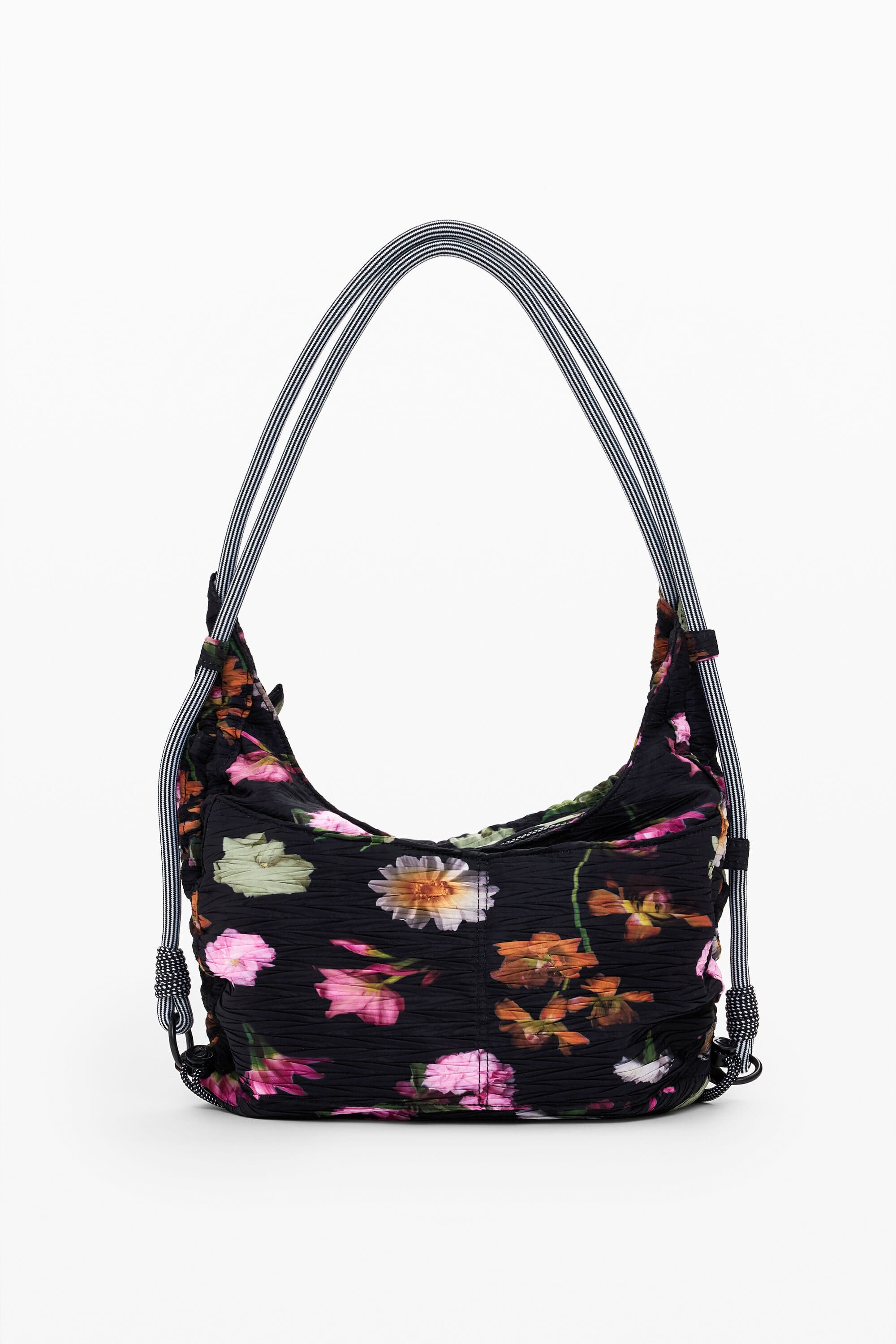 Desigual, Adjustable shopper bag, Women, Polyester, Black, U