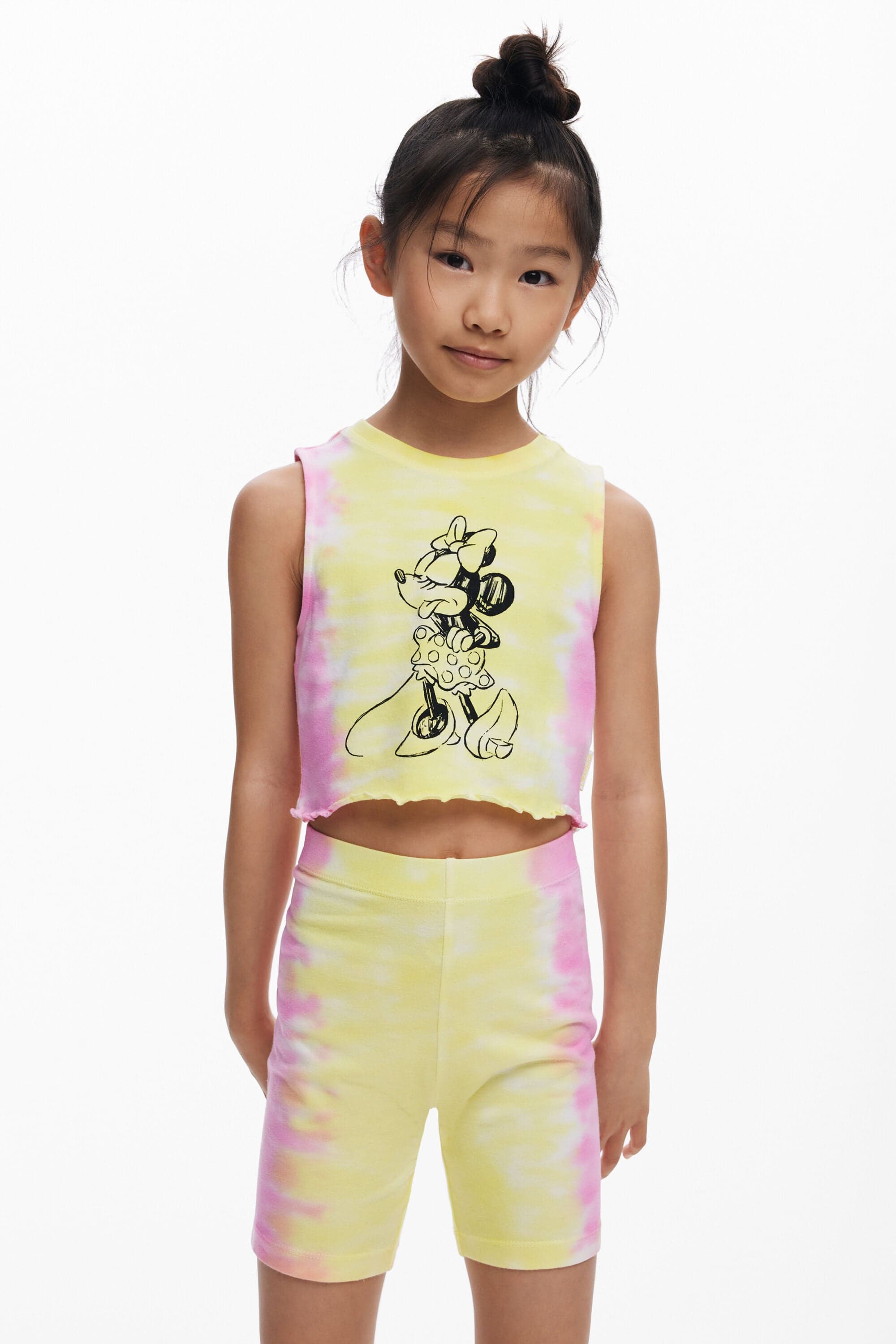 Desigual, leggings tie-dye, Infantil, AlgodàO, Amarelo, M