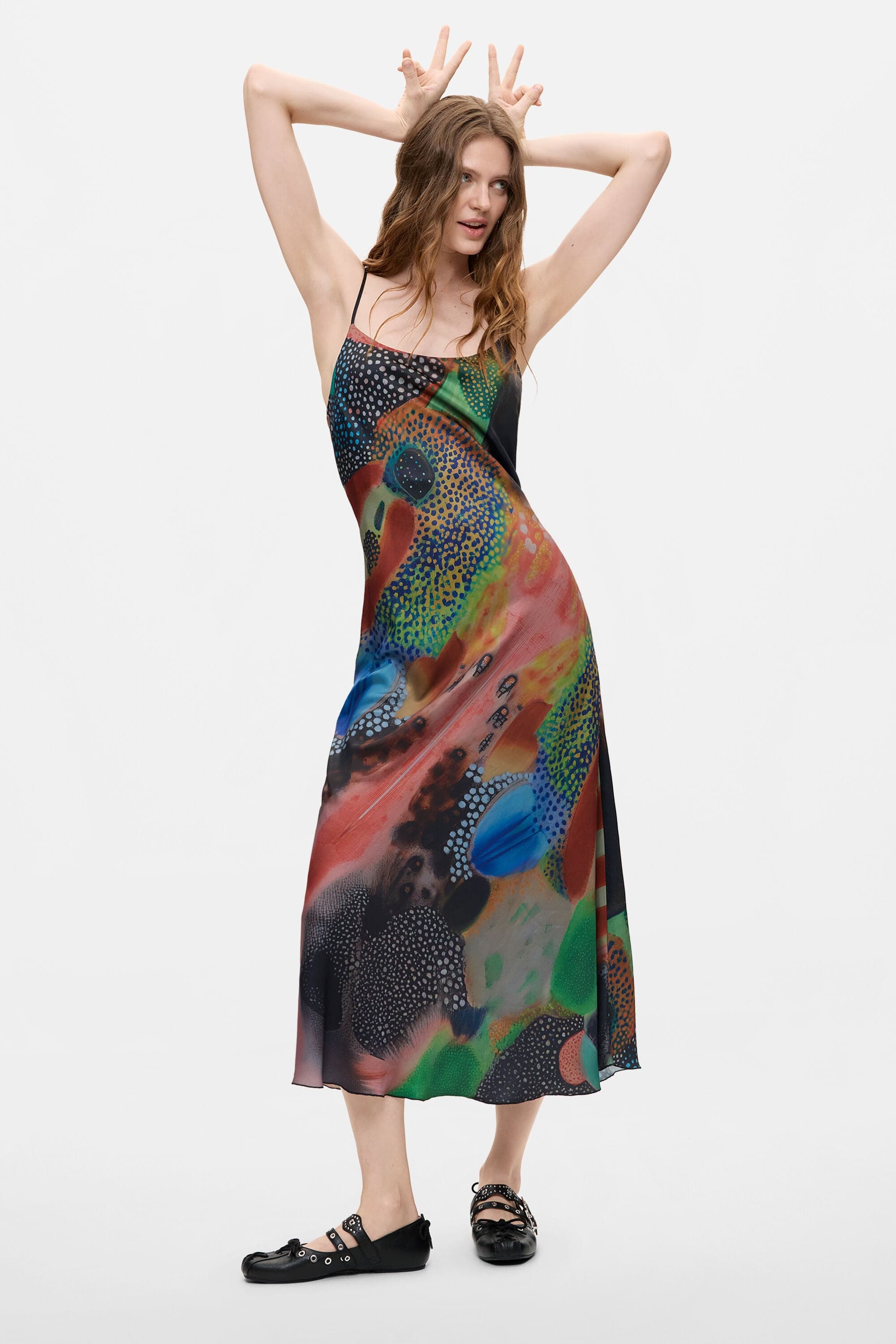 Desigual, Printed 2-in-1 dress, Women, L