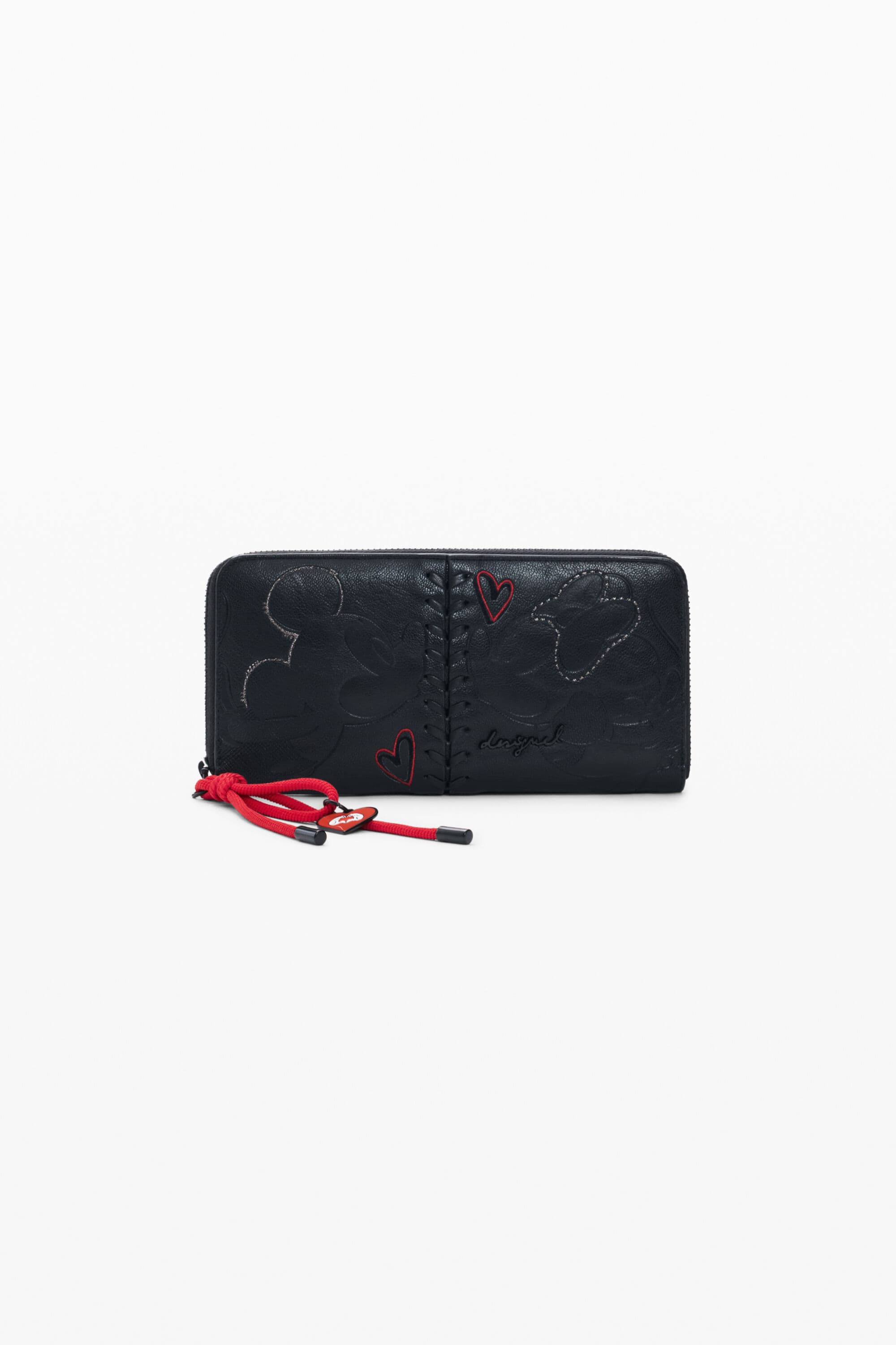 Desigual, Large Mickey Mouse™ wallet, Women, Polyurethane, Black, U