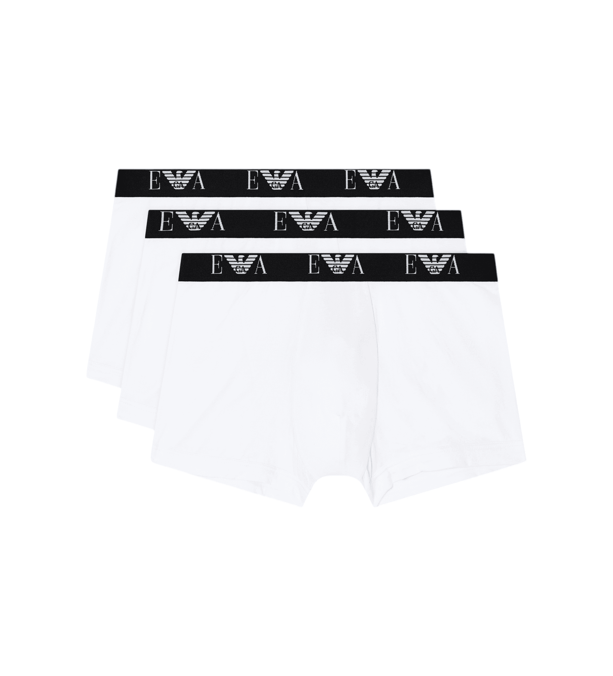 Emporio Armani para homem. EM000259_AF14131 Conjunto de 3 boxers brancos Casual (M), Homewear, Algodão