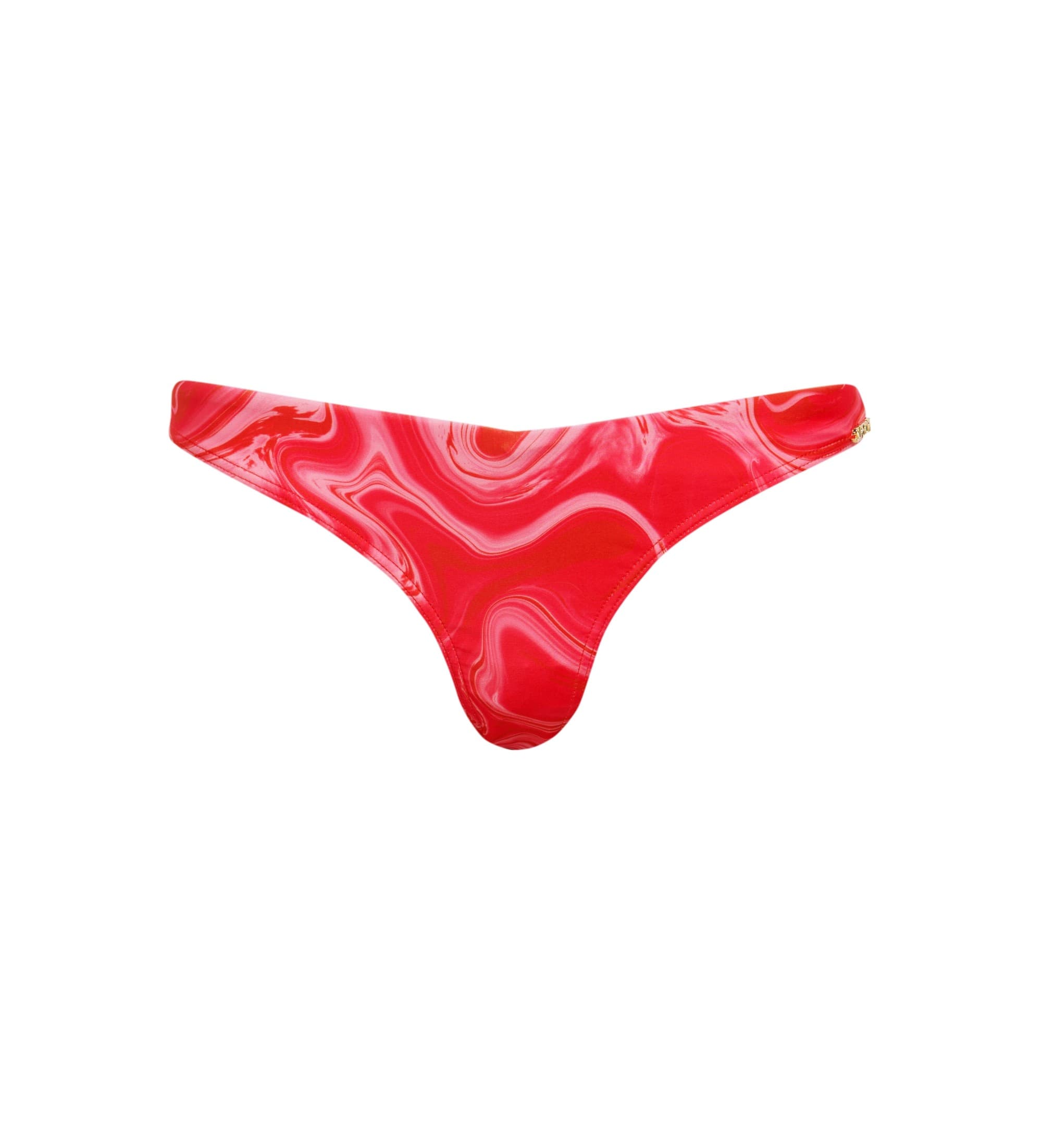 Superdry para mulher. W3010389A Calcinhas de biquíni rosa com estampado e design arrojado (XL), Beachwear, Polister Reciclado, Sustentável