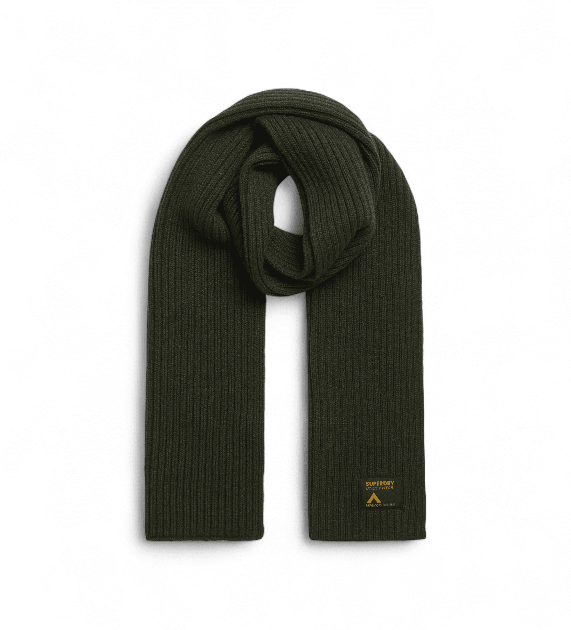 Superdry unisex. Y9310081A Workwear scarf green (OSFA), Casual, Cotton