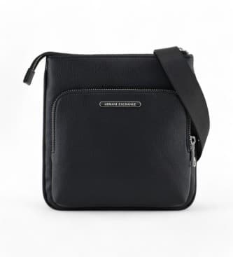 A|X Armani Exchange para homem. XM000846AF12134UC001 Bolsa de ombro Key preta (OSFA), Preto, Casual, Poliéster