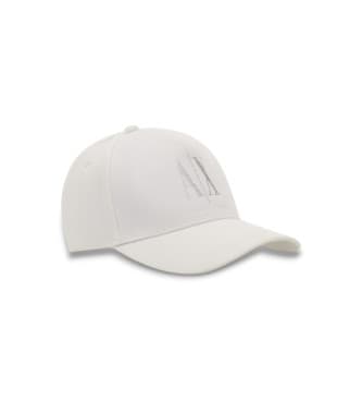 A|X Armani Exchange para mulher. XW000957AF13846U0002 Boné básico branco (OSFA), Casual, Algodão