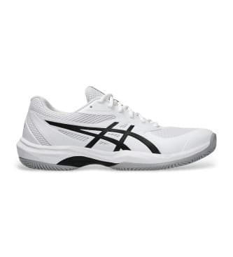 Asics para homem. 1041A490 Jogo FF Clay OC branco (44), Plano, Cordão, Esportivo, Tênis / Paddle tennis