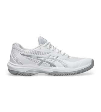 Asics para mulher. 1042A282 Sapatos Game ff clay/oc cinzento, branco Sapatos Game ff clay/oc cinzento, branco (40.5), Plano, Cordão, Esporti