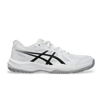 Asics para mulher/menina. 1074A045 Upcourt 6 Gs sapatos brancos (37), Plano, Cordão, Casual, Esportivo, Multisport, moda infantil