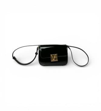 A|X Armani Exchange para mulher. XW002170AF21362UC001 Mini saco de ombro preto (OSFA), Casual, Poliuretano
