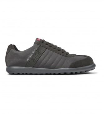 Camper para homem. 18302-138 Sapatos de couro Pelotas XL cinzento (46), Plano, Cordão, Casual, Cinza