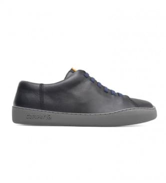 Camper para homem. K100479-001 Peu Touring chinelos de couro preto (42), Plano, Cordão, Casual