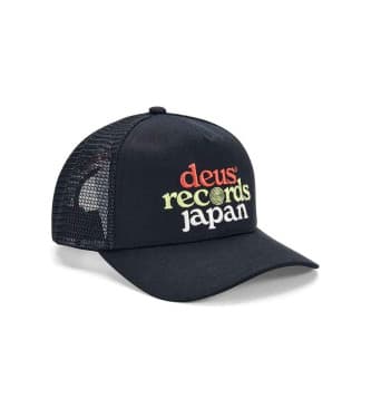 Deus Ex Machina para homem. D261MHA198 Boné Strata Trucker preto (OSFA), Casual, Algodão