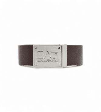 EA7 unisex. 7X000091_AF14319 Cinto reversível castanho (OSFA), Marrom, Casual, Poliuretano