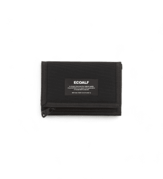 ECOALF para homem. MCMACWABAKUA0261W24-319 Carteira Baku preta (OSFA), Preto, Casual, Polister Reciclado, Sustentável