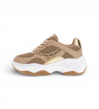 Guess para mulher. FLPHARELE12 Chinelos Harpaa castanhos (36), Marrom, Plano, Cordão, Casual