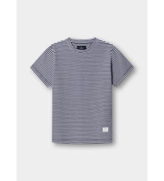 Hackett London para menino. HK5000042 T-shirt Heritage H Stripe azul (Y09), Casual, Verde, Algodão, Manga curta, moda infantil