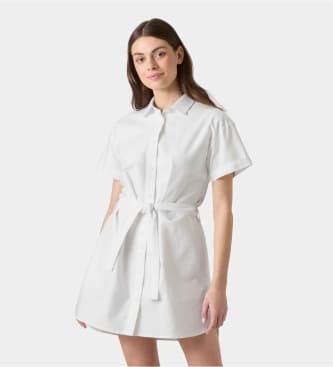 Helly Hansen para mulher. 54566 Vesitdo Sorrento branco (S), Casual, Algodão, Manga curta, Aço inoxidável