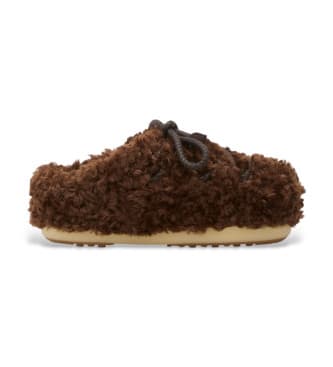 Moon Boot para mulher. 80D1470080 Socas castanhas Evx Curly (37/38), Marrom, Plano, Nenhum, Casual