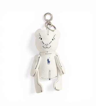 Polo Ralph Lauren para mulher. 427P13276002 Charm para saco Bear branco (OSFA), Casual, Pele
