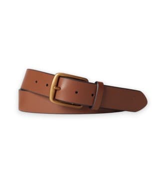 Polo Ralph Lauren para homem. 405913732002 Cinto de couro com cavalo castanho (36), Marrom, Casual, Havana, Clássico, Pele